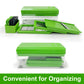 Green Multifunctional 14 in 1 Vegetable Chopper - 10 Blades