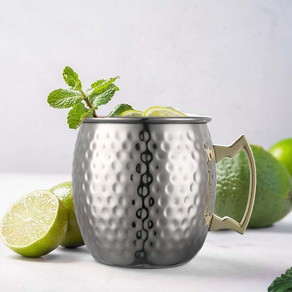 Wholesale 550ml Stainless Steel Hammered Moscow Mule Mugs