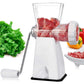 Manual Meat Grinder with Stainless Steel Blades -Withe