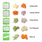 Green Vegetable Chopper - 5 Blades