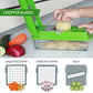 Green Vegetable Chopper - 3 Blades