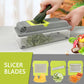 All-in-1 Mandoline Slicer Spiralizer & Chopper - Gray