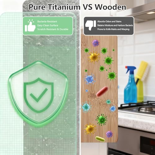 100% Titanium Cutting Board