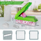 Green Vegetable Chopper - 3 Blades