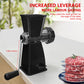 Manual Meat Grinder with Stainless Steel Blades -Black