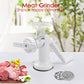 3-in-1Manual Meat Grinder, With Stainless Steel Blades