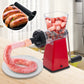 Manual Meat Grinder with Stainless Steel Blades -Red