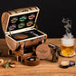 Whiskey Smoker Kit with Charred Wood Barrel (Patent Pending) – Cocktail Smoker with Torch & 6 Premium Wood Chips for Old Fashioned & Whiskey