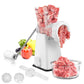 Manual Meat Grinder with Stainless Steel Blades -Withe