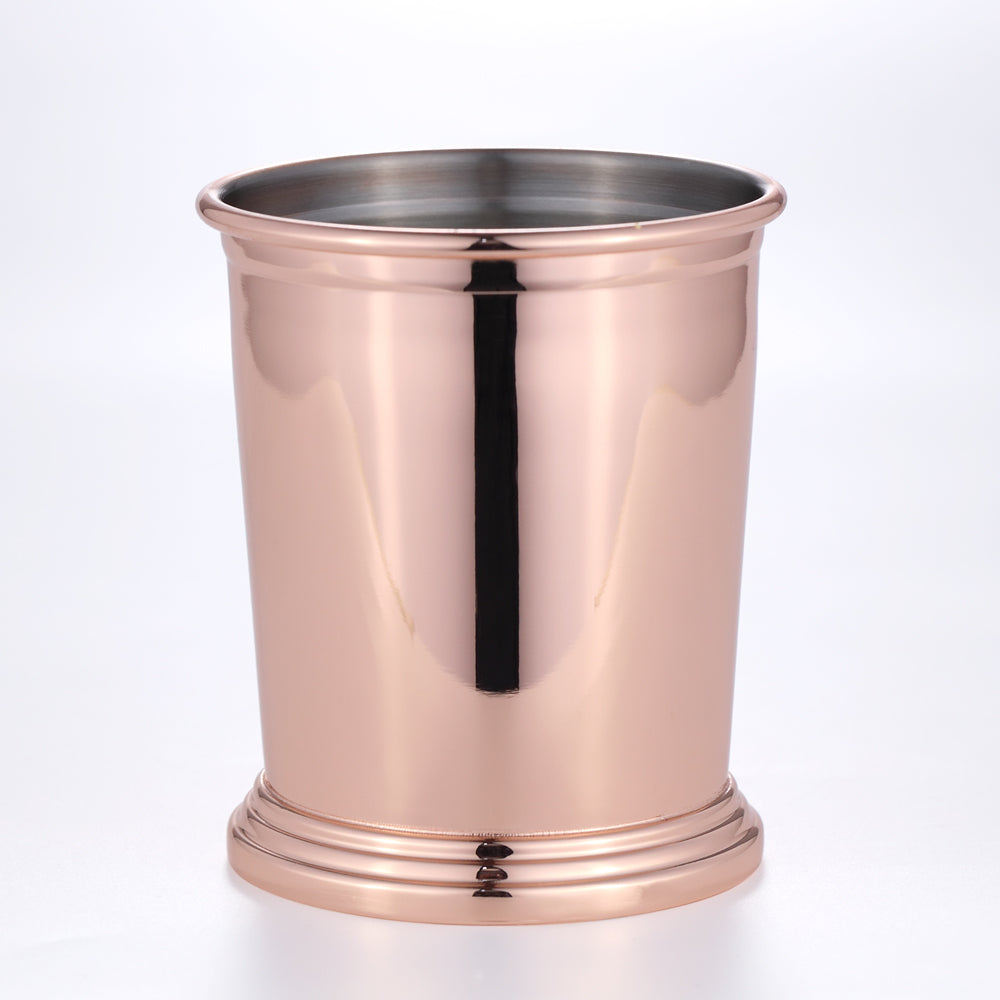 New Stainless Steel Copper Plated  Bar Beer Tumbler Mint Julep Cups