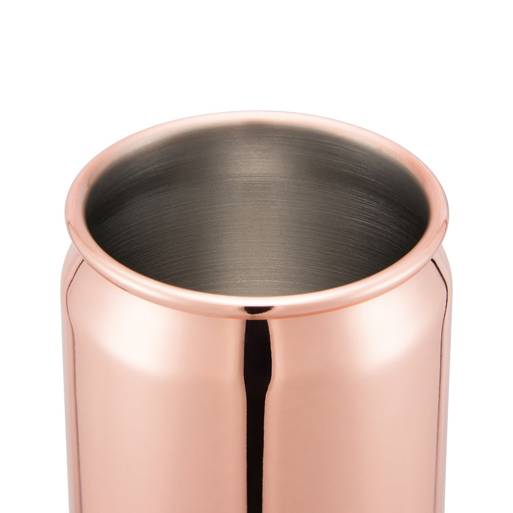 400ml Cola Cup Stainless Steel 18/8 Copper Plated Tumbler