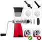 Manual Meat Grinder with Stainless Steel Blades -Red