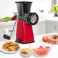 Manual Meat Grinder with Stainless Steel Blades -Red